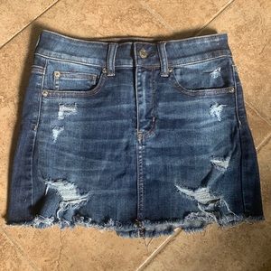AEO Denim Mini Skirt